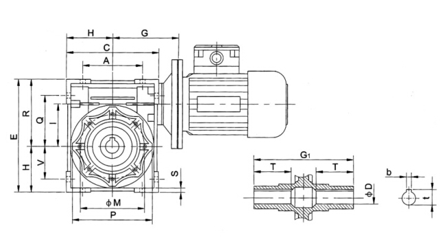 NMRV減速機電機參數(shù)圖 NMRV減速機電機參數(shù)圖